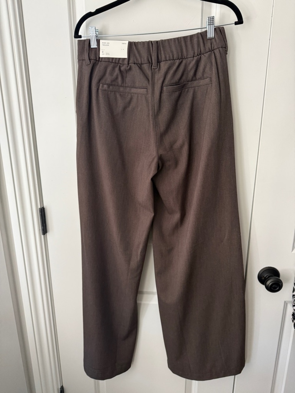 American Eagle Outfitters Brown high rise Wide-Leg Trousers NWT - Picture 3 of 7